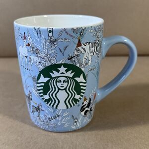 STARBUCKS 2020 Wild Zoo Animals Happy Birthday Coffee Mug 10 oz